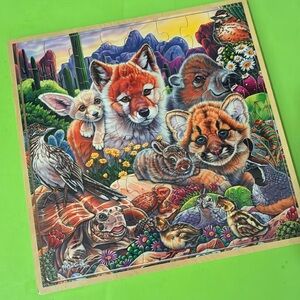 Master point. - ANIMALS GALORE WOODEN PUZZT (48 pieces)